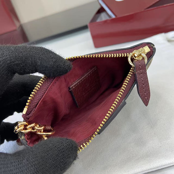 グッチ 財布 アウトレット GUCCI オフィディア ジップキーポーチ ベージュ&ボルドー 838466 FAE0L 9858 グッチ 小銭入れ レディース - 画像 (2)