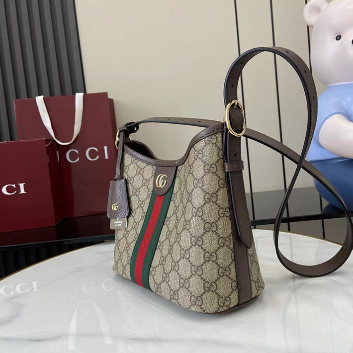 グッチ直営アウトレット店 GUCCI オフィディア スモール ショルダーバッグ ブラウン 836872 FAE0K 9853 グッチ バッグ アウトレット - 画像 (4)