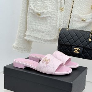 シャネル サンダル ピンク