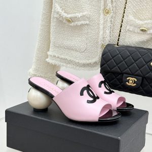 シャネル サンダル ピンク