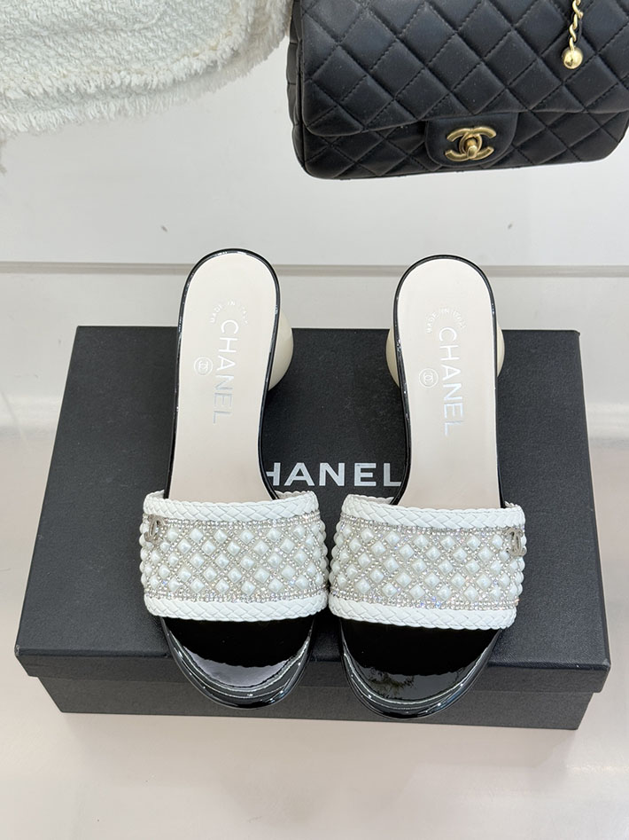 最高級シャネルスーパーコピー CHANEL サンダル 安い 店舗 レディース ミュール 人気通販 ホワイト 2631070 シャネル 靴 アウトレット - 画像 (7)