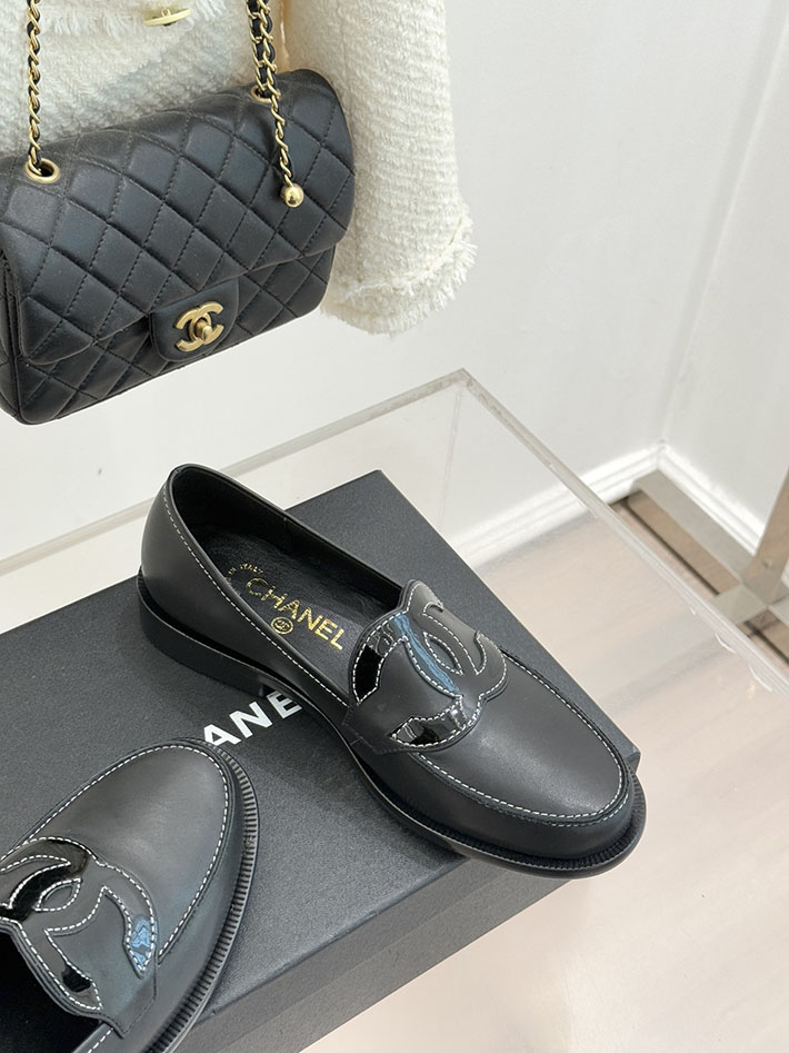 最高級シャネルスーパーコピー CHANEL 2026年 新作 ココマーク ローファー シューズ 靴 ブラック 2631073 シャネル ローファー レディース - 画像 (3)