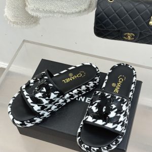 シャネル サンダル 厚底