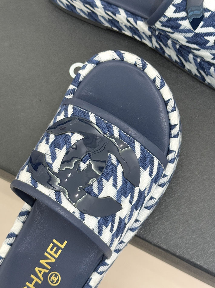 最高級シャネルスーパーコピー CHANEL 厚底 ココマーク サンダル 人気ブランド レディース ブルー 2631079 シャネル 靴 サンダル - 画像 (5)