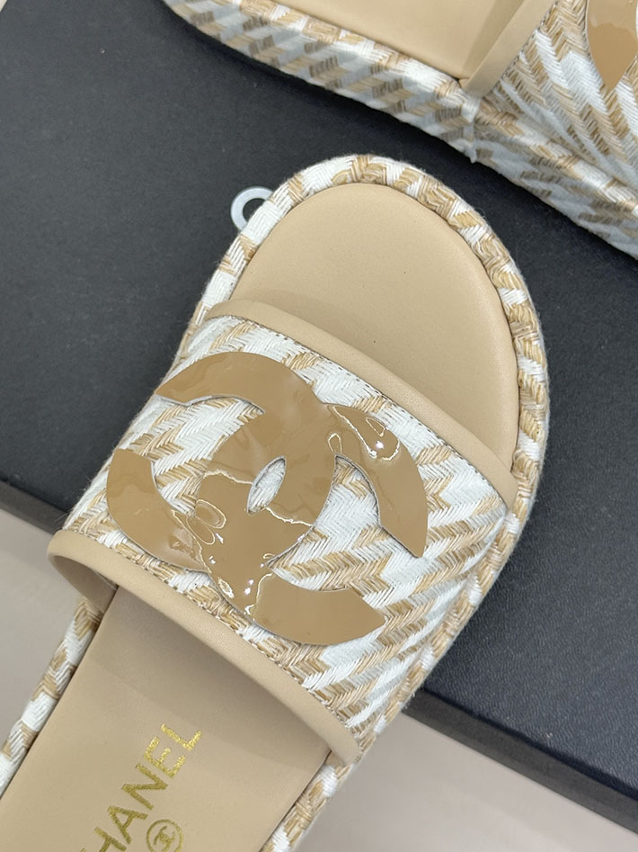 最高級シャネルスーパーコピー CHANEL 厚底 ココマーク サンダル 人気ブランド レディース ベージュ 2631081 シャネル 靴 セール - 画像 (5)