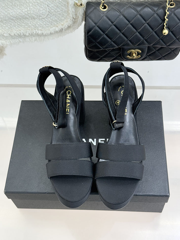最高級シャネルスーパーコピー CHANEL シースルー スポーツ サンダル 厚底 レディース ブラック 2631087 シャネル サンダル 公式 - 画像 (2)