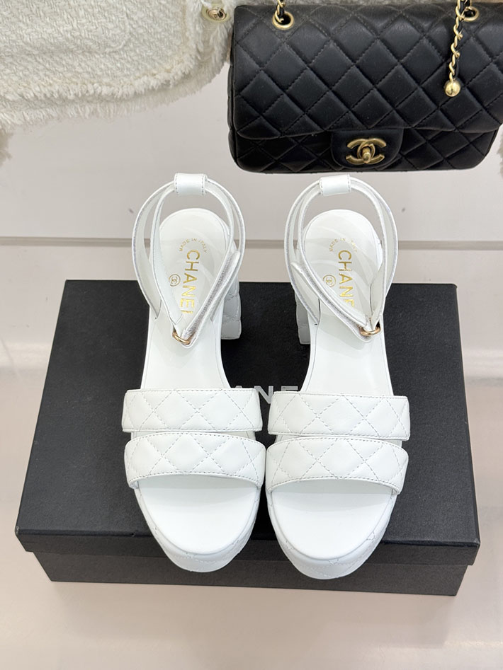 最高級シャネルスーパーコピー CHANEL シースルー スポーツ サンダル 厚底 レディース ホワイト 2631089 シャネル サンダル 新作 - 画像 (7)