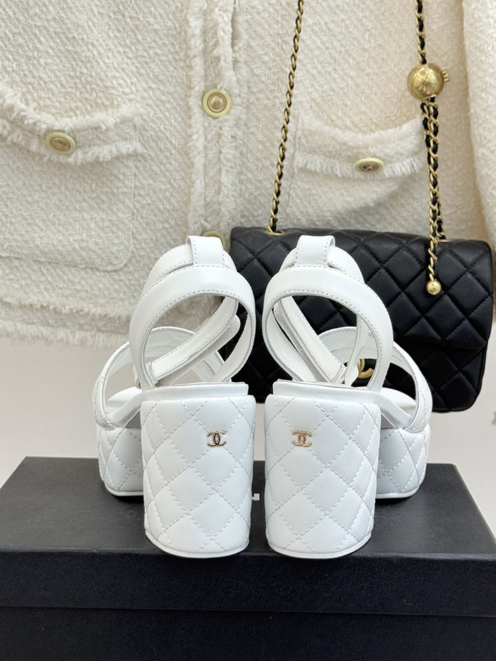 最高級シャネルスーパーコピー CHANEL シースルー スポーツ サンダル 厚底 レディース ホワイト 2631089 シャネル サンダル 新作 - 画像 (5)
