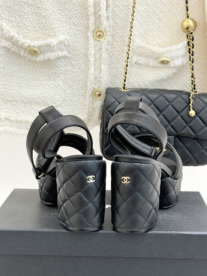 最高級シャネルスーパーコピー CHANEL シースルー スポーツ サンダル 厚底 レディース ブラック 2631090 シャネル サンダル 定価 - 画像 (5)