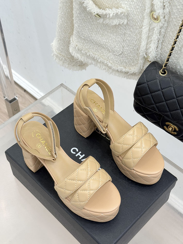最高級シャネルスーパーコピー CHANEL シースルー スポーツ サンダル 厚底 レディース ベージュ 2631091 レディース シャネル サンダル - 画像 (8)