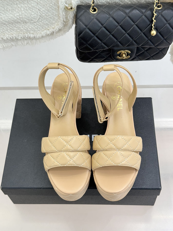 最高級シャネルスーパーコピー CHANEL シースルー スポーツ サンダル 厚底 レディース ベージュ 2631091 レディース シャネル サンダル - 画像 (7)