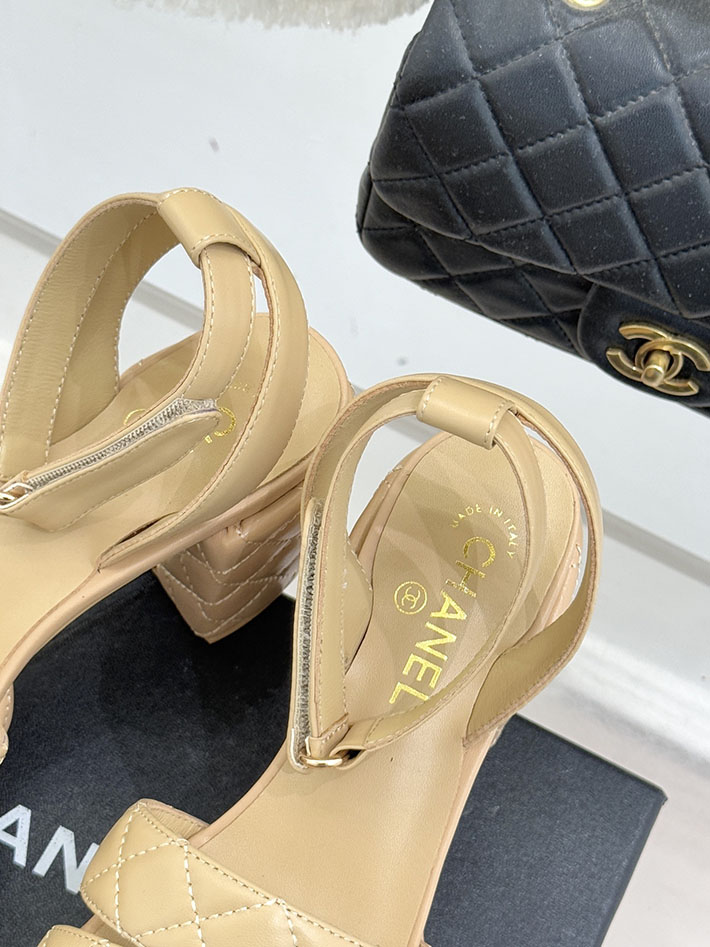 最高級シャネルスーパーコピー CHANEL シースルー スポーツ サンダル 厚底 レディース ベージュ 2631091 レディース シャネル サンダル - 画像 (3)