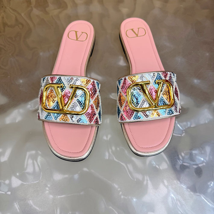 最高級ヴァレンティノスーパーコピー VALENTINO Vロゴ シグネチャー サンダル 2026新作 ピンク 2631228 ヴァレンティノ アウトレット 三田 - 画像 (6)