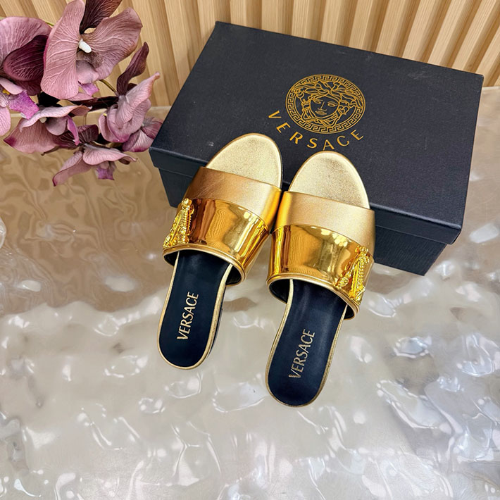 最高級ヴェルサーチェスーパーコピー VERSACE 2026年最新 特集 レディース 夏サンダル ゴールド 2631297 ヴェルサーチ 靴 安い - 画像 (8)
