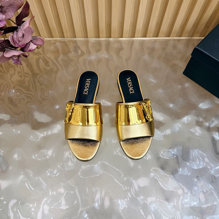 最高級ヴェルサーチェスーパーコピー VERSACE 2026年最新 特集 レディース 夏サンダル ゴールド 2631297 ヴェルサーチ 靴 安い - 画像 (7)