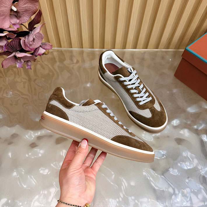 最高級ロロピアーナスーパーコピー Loro Piana テニス・ウォーク・スニーカー 男女 兼用 2026新作 2631326 ロロピアーナ スニーカー レディース - 画像 (4)