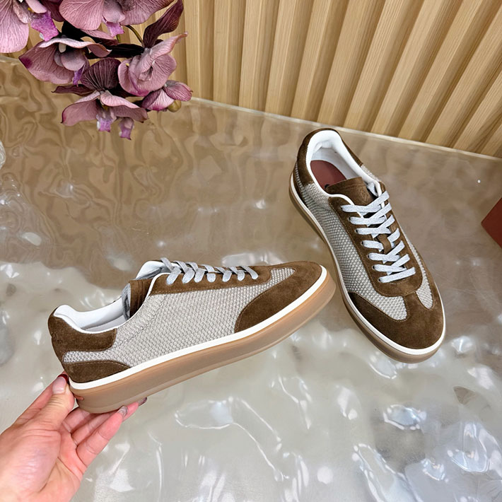 最高級ロロピアーナスーパーコピー Loro Piana テニス・ウォーク・スニーカー 男女 兼用 2026新作 2631326 ロロピアーナ スニーカー レディース - 画像 (3)