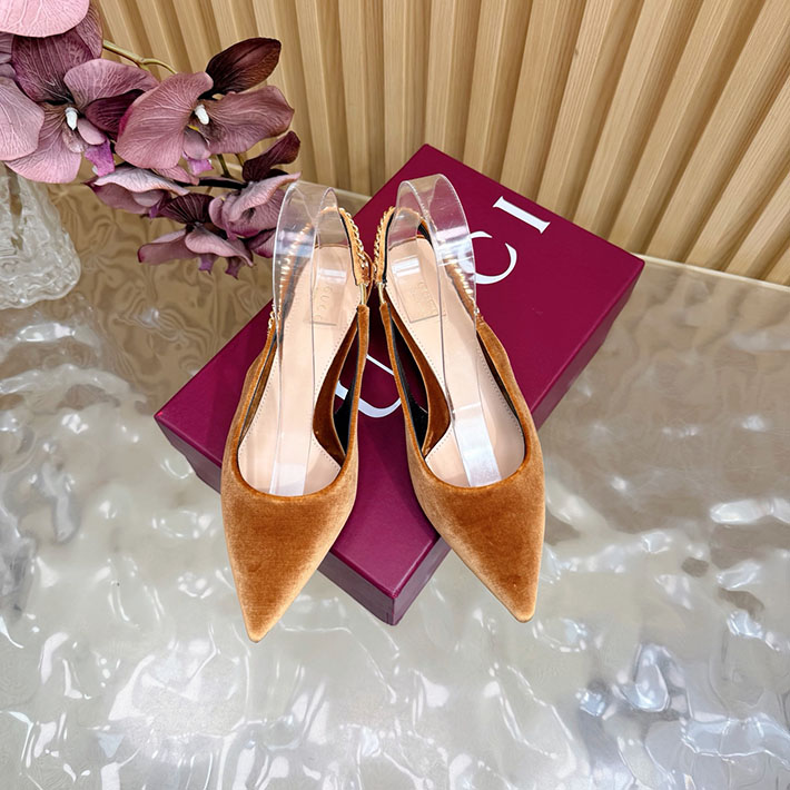 グッチ直営アウトレット店 GUCCI 2026年 新作 ヒール シューズ 靴 レディース ミュール ブラウン 2631339 グッチ 靴 アウトレット - 画像 (8)