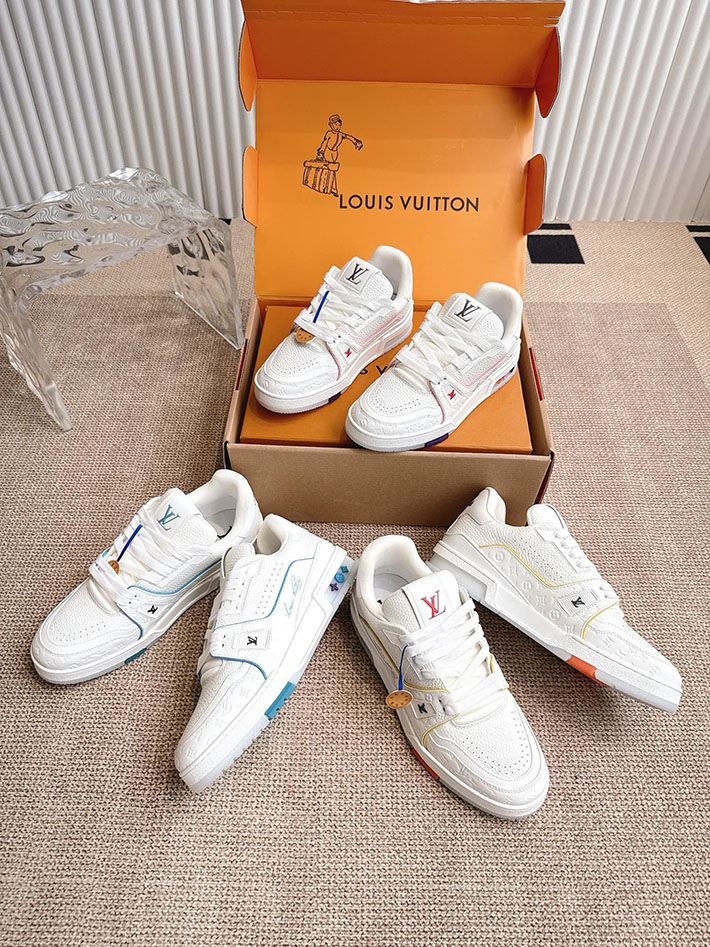 メンズ・レディース兼用 ルイヴィトン LV トレイナー スニーカー 3色から選べます 2631491 ルイヴィトン スニーカー 安い - 画像 (11)