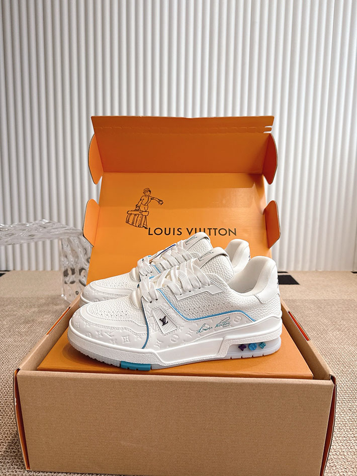 メンズ・レディース兼用 ルイヴィトン LV トレイナー スニーカー 3色から選べます 2631491 ルイヴィトン スニーカー 安い - 画像 (8)