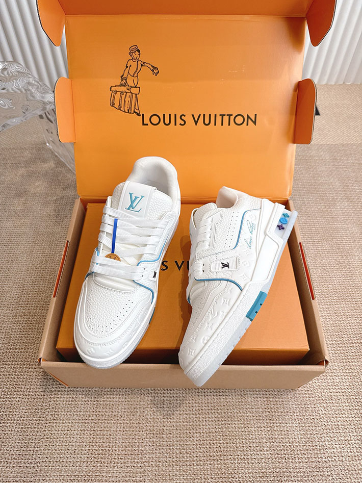 メンズ・レディース兼用 ルイヴィトン LV トレイナー スニーカー 3色から選べます 2631491 ルイヴィトン スニーカー 安い - 画像 (7)