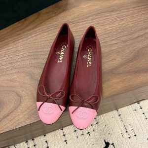 シャネル バレエシューズ ピンク