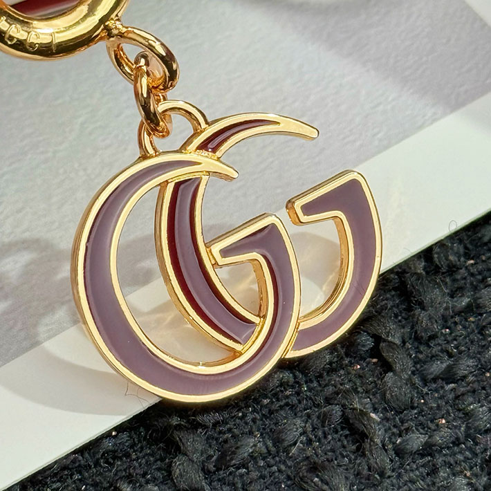 グッチ直営アウトレット店 GUCCI ダブルG バッグ チャーム キーホルダー 837069 J163G 8041 グッチ キーホルダー アウトレット - 画像 (3)