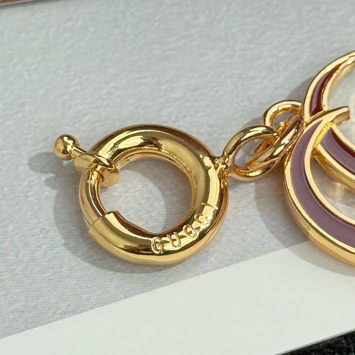 グッチ直営アウトレット店 GUCCI ダブルG バッグ チャーム キーホルダー 837069 J163G 8041 グッチ キーホルダー アウトレット - 画像 (2)