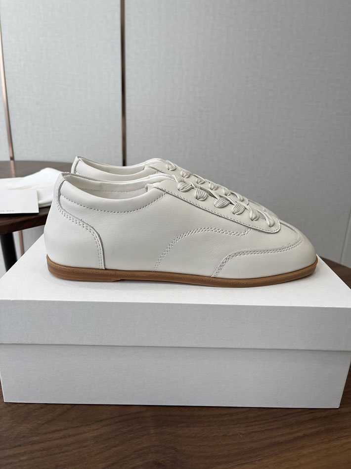 最高級ザロウスーパーコピー THE ROW 2026年春夏 新作 スニーカー マリー レディース ホワイト 2630539 the row シューズ - 画像 (9)