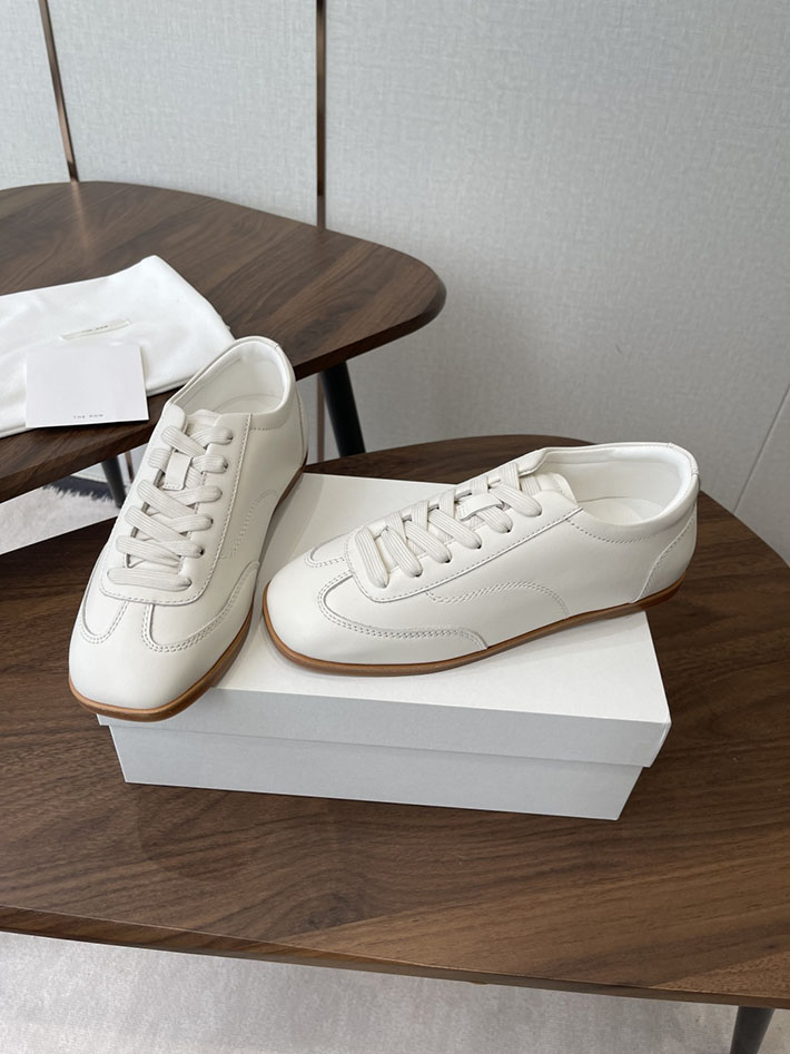 最高級ザロウスーパーコピー THE ROW 2026年春夏 新作 スニーカー マリー レディース ホワイト 2630539 the row シューズ - 画像 (8)