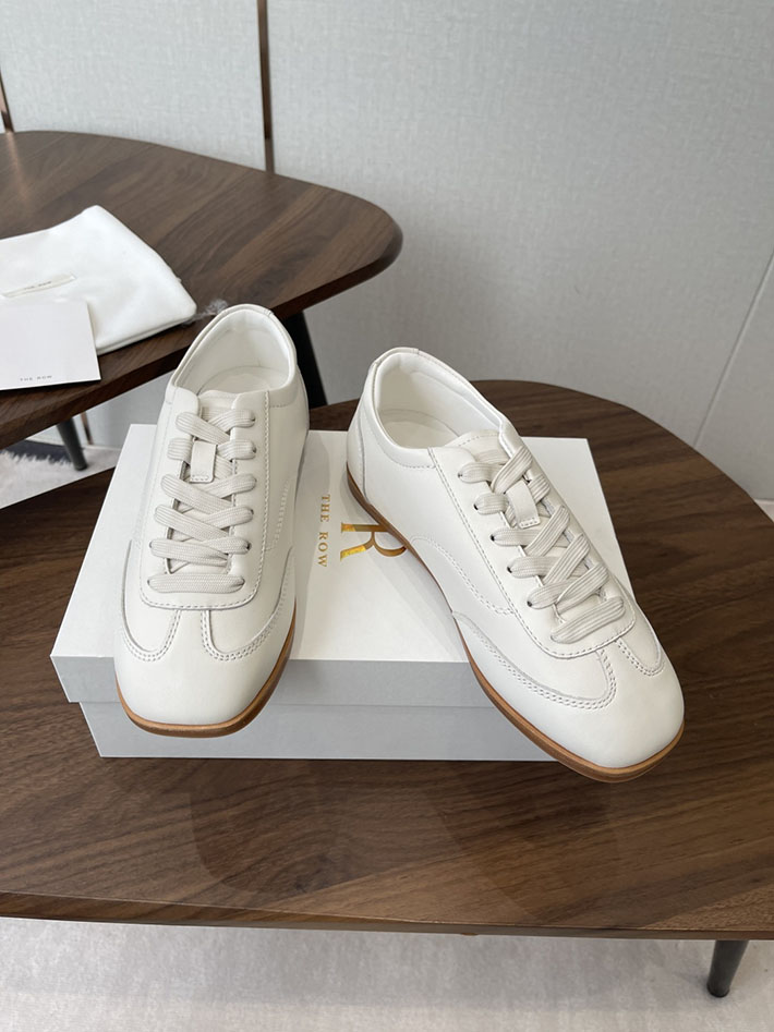 最高級ザロウスーパーコピー THE ROW 2026年春夏 新作 スニーカー マリー レディース ホワイト 2630539 the row シューズ - 画像 (7)