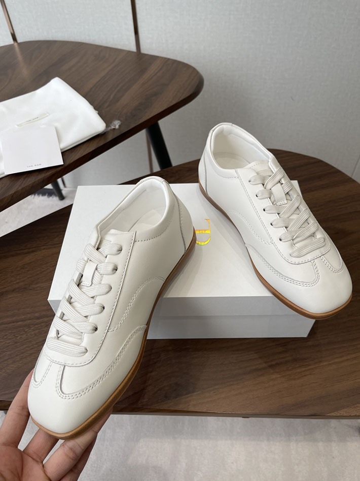 最高級ザロウスーパーコピー THE ROW 2026年春夏 新作 スニーカー マリー レディース ホワイト 2630539 the row シューズ - 画像 (6)