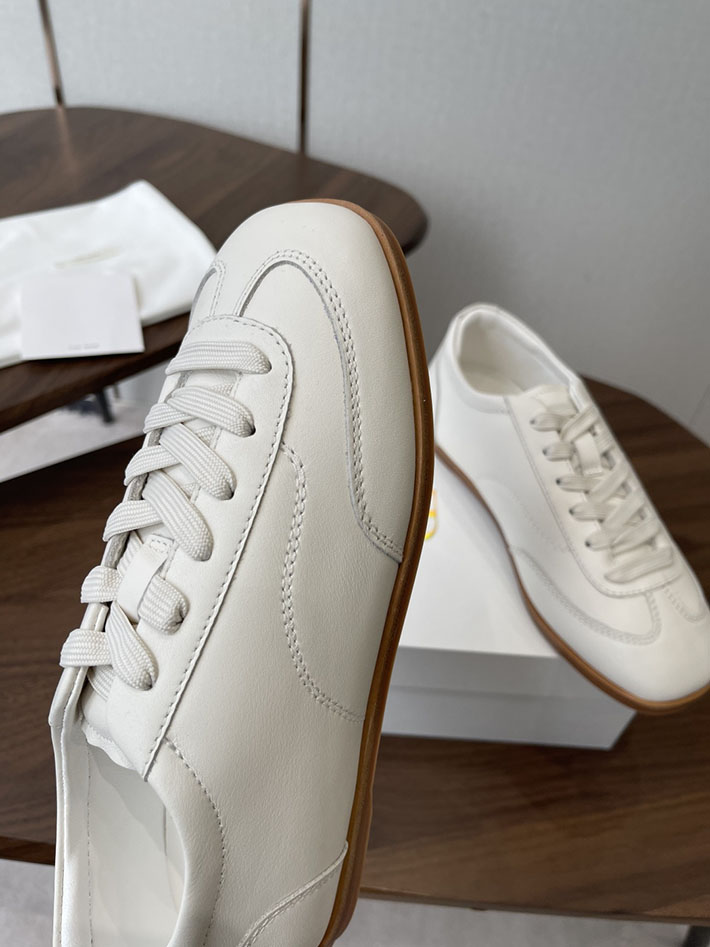 最高級ザロウスーパーコピー THE ROW 2026年春夏 新作 スニーカー マリー レディース ホワイト 2630539 the row シューズ - 画像 (4)