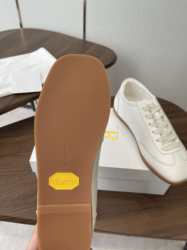 最高級ザロウスーパーコピー THE ROW 2026年春夏 新作 スニーカー マリー レディース ホワイト 2630539 the row シューズ - 画像 (2)