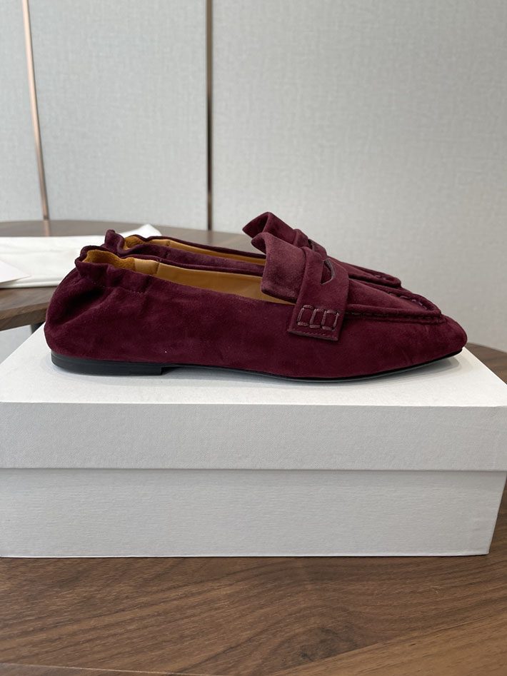 最高級ザロウスーパーコピー THE ROW 2026年春夏 新作 ローファー 靴 レディース ブラウン 2630541 The Row 靴 レディース - 画像 (9)