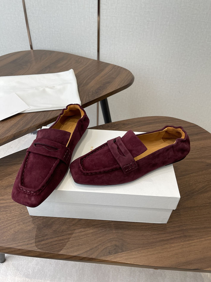 最高級ザロウスーパーコピー THE ROW 2026年春夏 新作 ローファー 靴 レディース ブラウン 2630541 The Row 靴 レディース - 画像 (7)