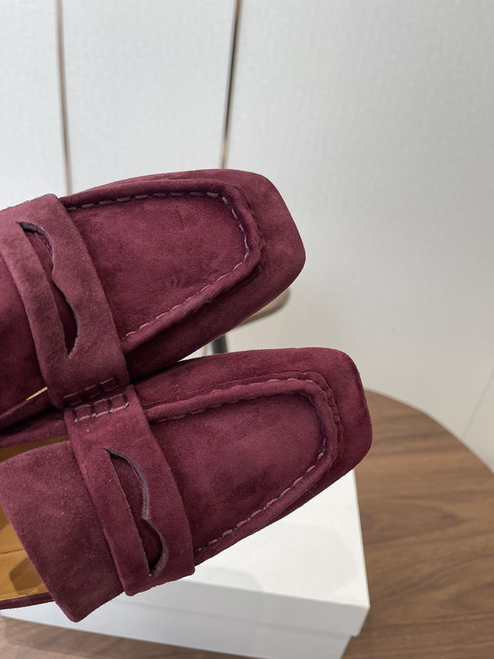 最高級ザロウスーパーコピー THE ROW 2026年春夏 新作 ローファー 靴 レディース ブラウン 2630541 The Row 靴 レディース - 画像 (5)