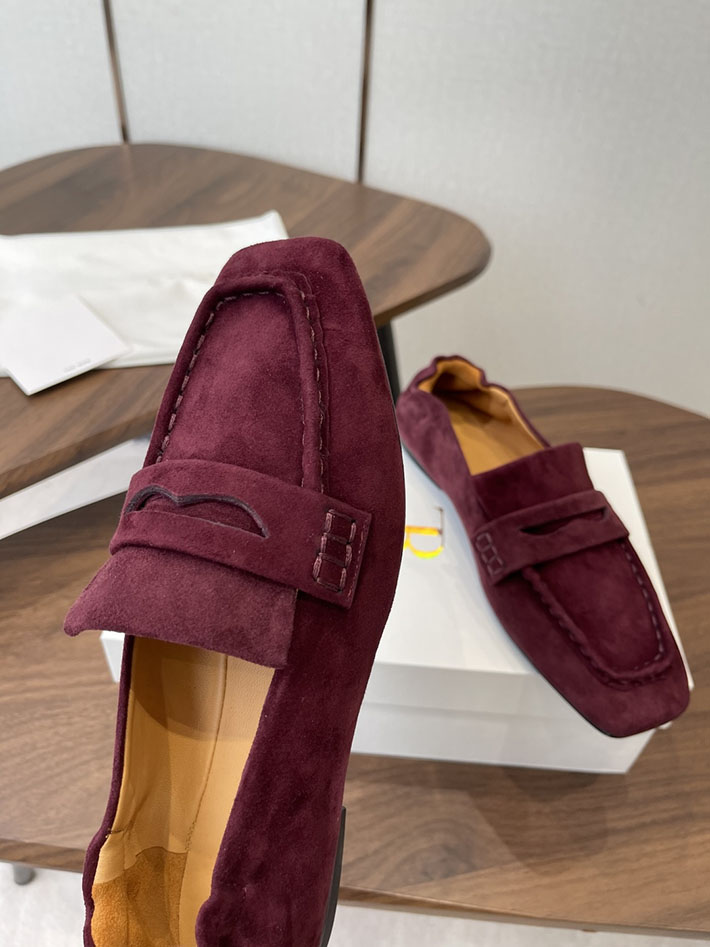 最高級ザロウスーパーコピー THE ROW 2026年春夏 新作 ローファー 靴 レディース ブラウン 2630541 The Row 靴 レディース - 画像 (4)