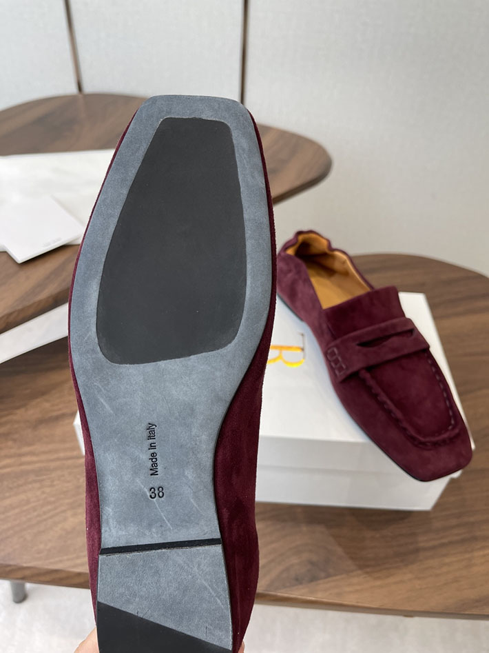 最高級ザロウスーパーコピー THE ROW 2026年春夏 新作 ローファー 靴 レディース ブラウン 2630541 The Row 靴 レディース - 画像 (2)