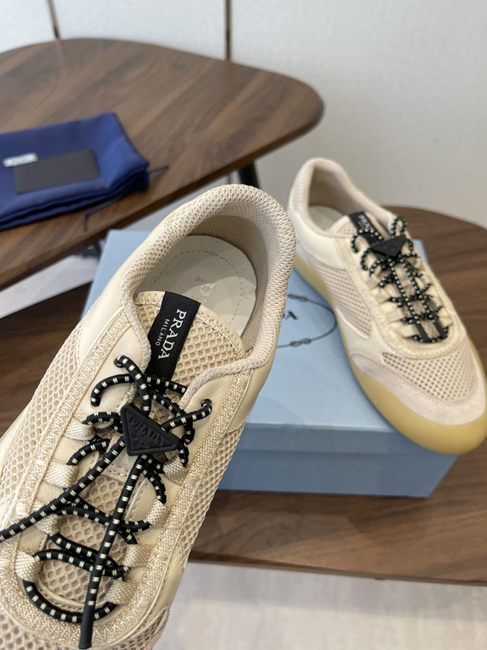 メンズレディース兼用 最高級プラダスーパーコピー PRADA スピードロック メッシュ スニーカー ベージュ 2630624 プラダ スニーカー 値段 - 画像 (5)