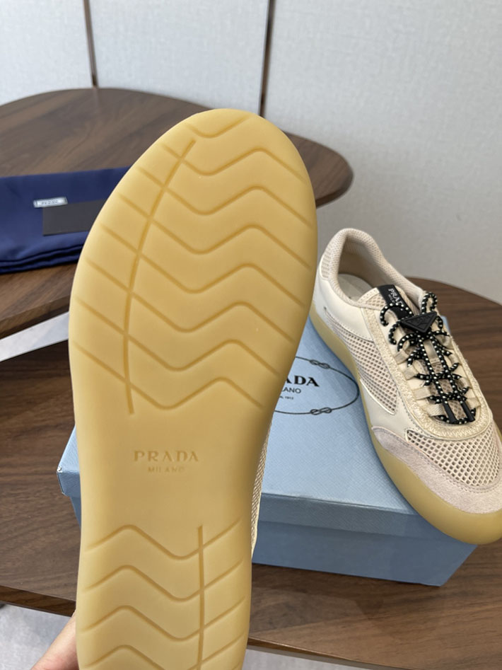 メンズレディース兼用 最高級プラダスーパーコピー PRADA スピードロック メッシュ スニーカー ベージュ 2630624 プラダ スニーカー 値段 - 画像 (4)