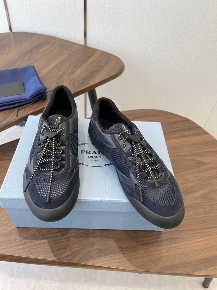 メンズレディース兼用 最高級プラダスーパーコピー PRADA スピードロック メッシュ スニーカー ブラック 2630625 プラダ スニーカー 黒 - 画像 (9)