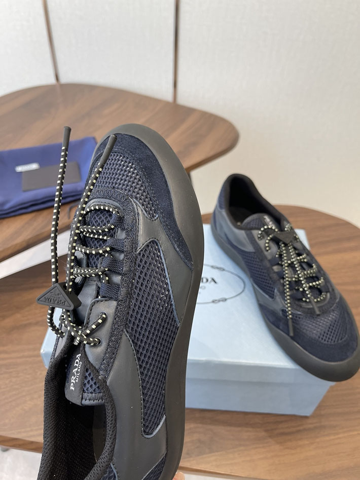 メンズレディース兼用 最高級プラダスーパーコピー PRADA スピードロック メッシュ スニーカー ブラック 2630625 プラダ スニーカー 黒 - 画像 (7)