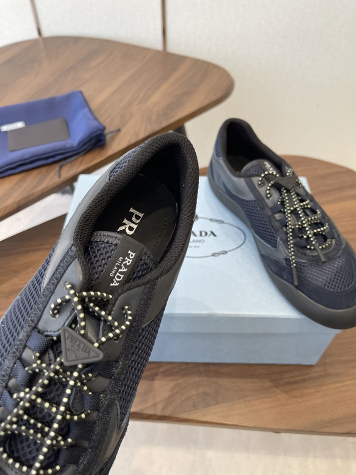 メンズレディース兼用 最高級プラダスーパーコピー PRADA スピードロック メッシュ スニーカー ブラック 2630625 プラダ スニーカー 黒 - 画像 (6)