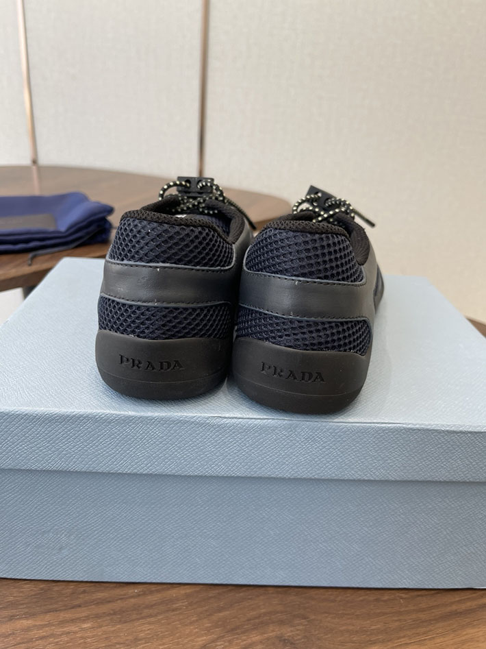 メンズレディース兼用 最高級プラダスーパーコピー PRADA スピードロック メッシュ スニーカー ブラック 2630625 プラダ スニーカー 黒 - 画像 (5)
