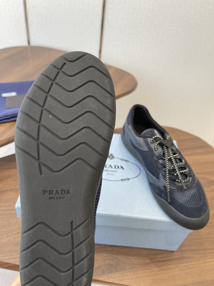 メンズレディース兼用 最高級プラダスーパーコピー PRADA スピードロック メッシュ スニーカー ブラック 2630625 プラダ スニーカー 黒 - 画像 (4)
