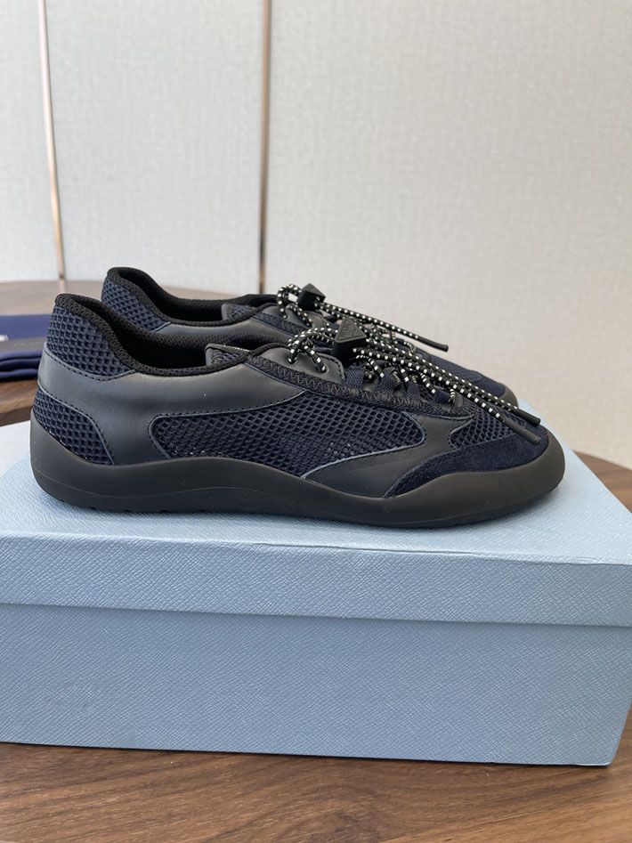 メンズレディース兼用 最高級プラダスーパーコピー PRADA スピードロック メッシュ スニーカー ブラック 2630625 プラダ スニーカー 黒 - 画像 (2)