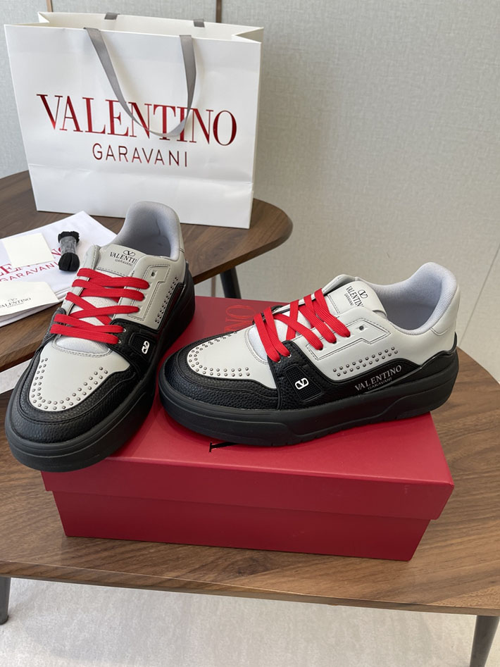 メンズ・レディース兼用 最高級ヴァレンティノスーパーコピー VALENTINO シューズ 靴 ロートップ スニーカー ホワイト 2630629 ヴァレンティノ スニーカー 厚底 - 画像 (9)
