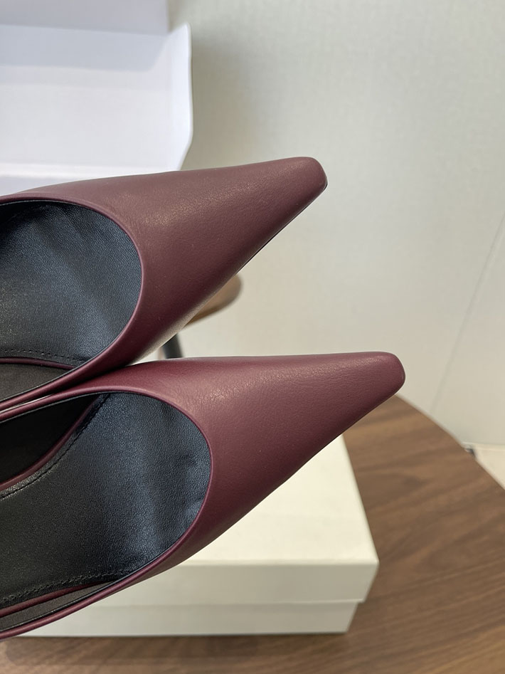 最高級サンローランスーパーコピー YSL 2026年春夏 新作 ポインテッドトゥパンプス レディース ワインレッド 2630633 イブサンローラン パンプス 値段 - 画像 (7)