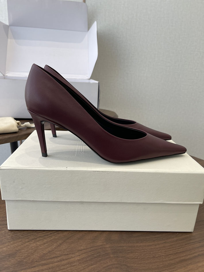 最高級サンローランスーパーコピー YSL 2026年春夏 新作 ポインテッドトゥパンプス レディース ワインレッド 2630633 イブサンローラン パンプス 値段 - 画像 (2)